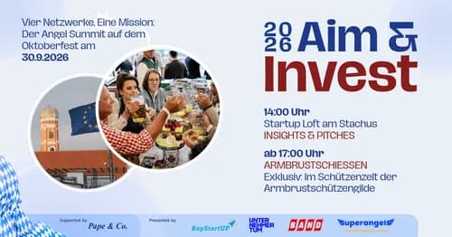 Aim & Invest: Der Angel Wiesn Summit